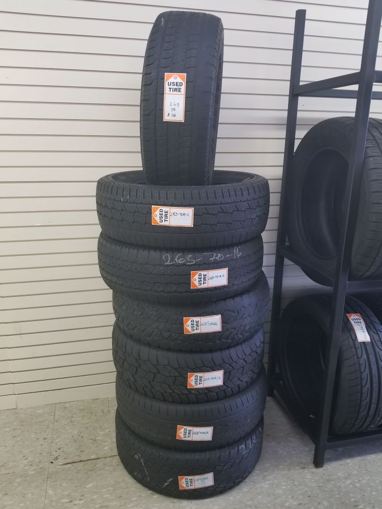 Used Tires 265 70 16