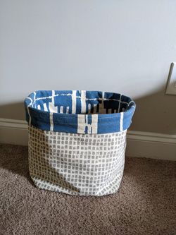 Selling 3 For 45! LARGE Fluf Brand STORAGE Canvas Bins