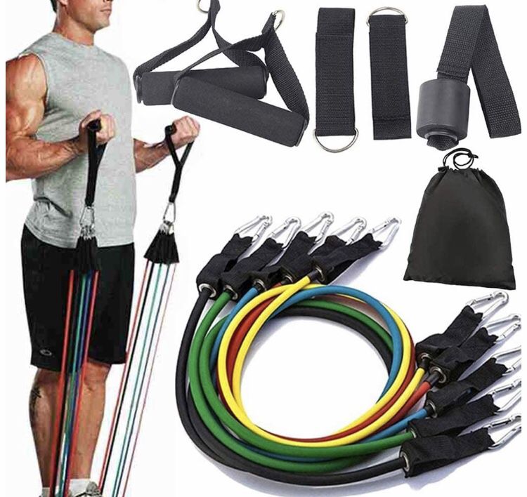 ASOUT Resistance Bands Set - Stackable Exercise Bands Up to 150 Lbs