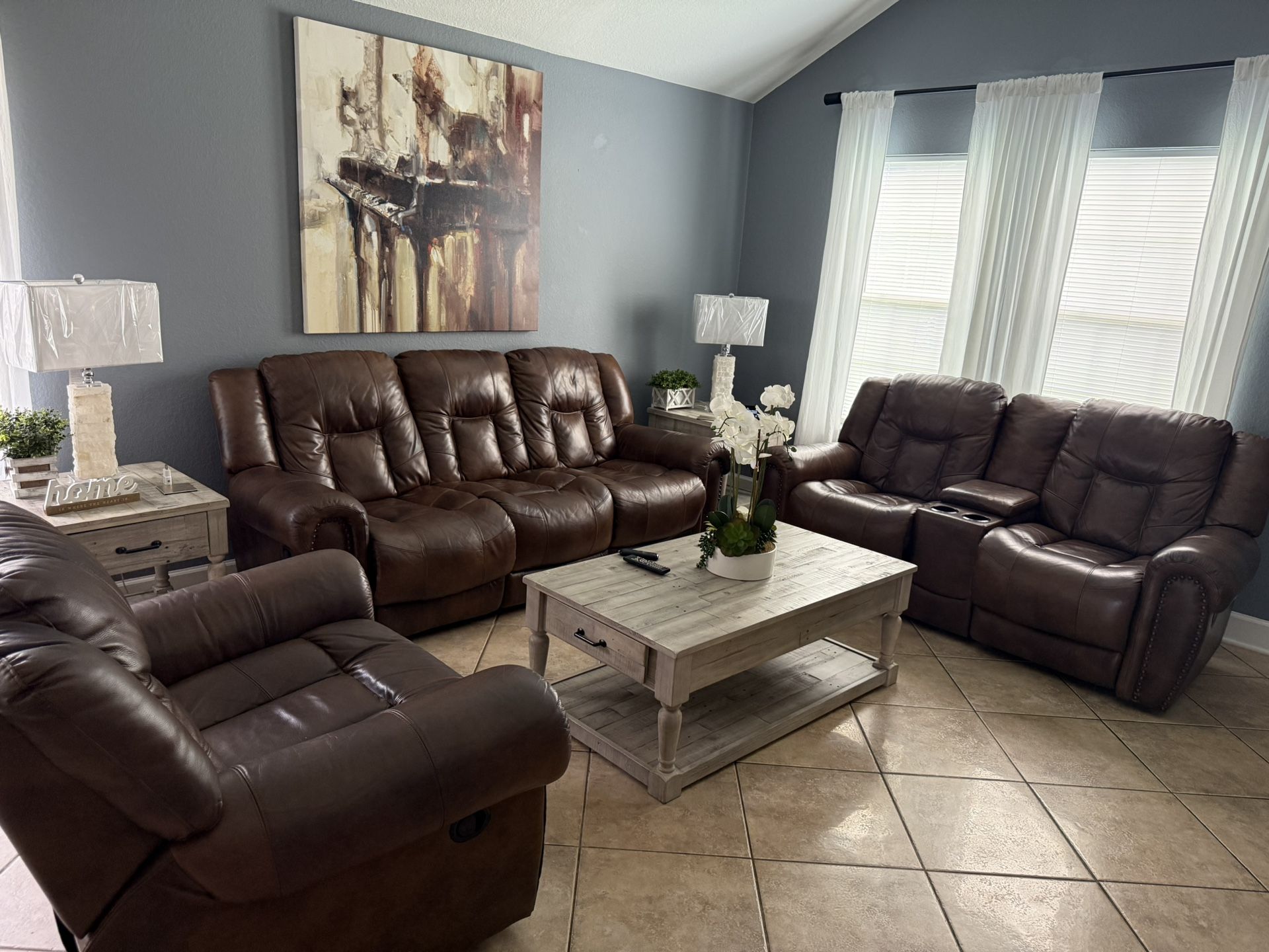 Sofás Reclinables 3 Piezas