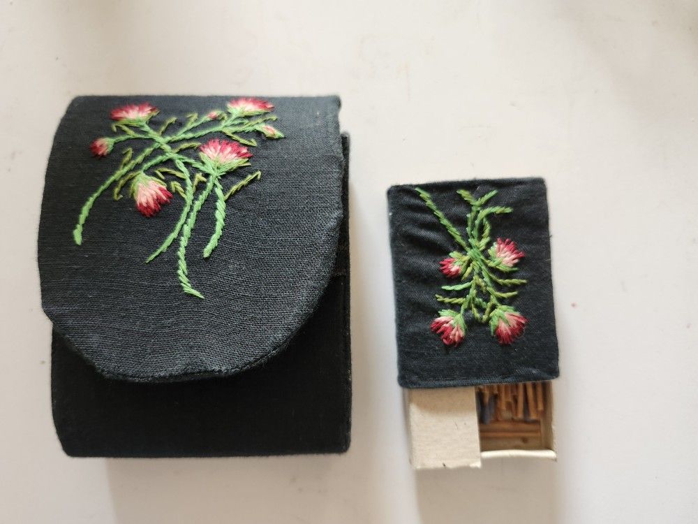 Vintage Cigarette And Match Cases