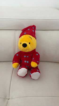 Winnie the Pooh Plush in Pajamas