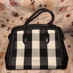 Kate Spade Small Checkered Tote Bag