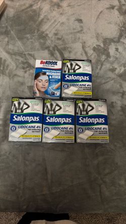 Salonpas Lidocaine 4% Pain Relieving Gel Patch