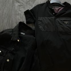 Mens Prada Polo And Amiri Jacket 