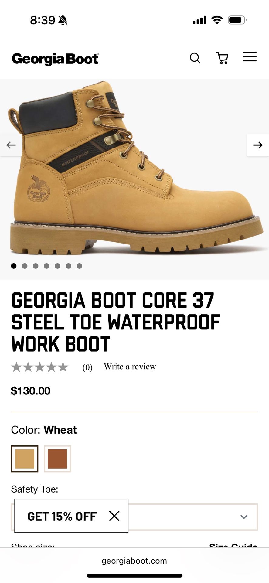 Steel Toe Boots