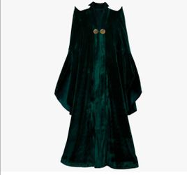 Professor Mcgonagall Witch Robe Women Wizard Cosplay Costume