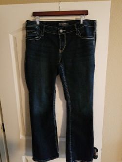 Silver women Jean's size 14 33.