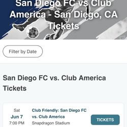 1 Ticket 🎟️ To America Vs SDFC 