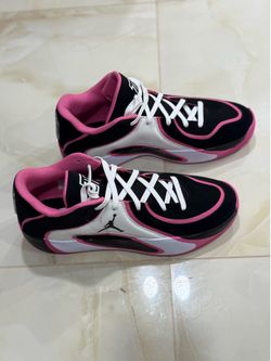 Jordan 12 UK black pink basketball shoes #sneakers #basketball US 13