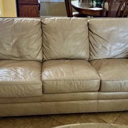 Leather Sofa Like New