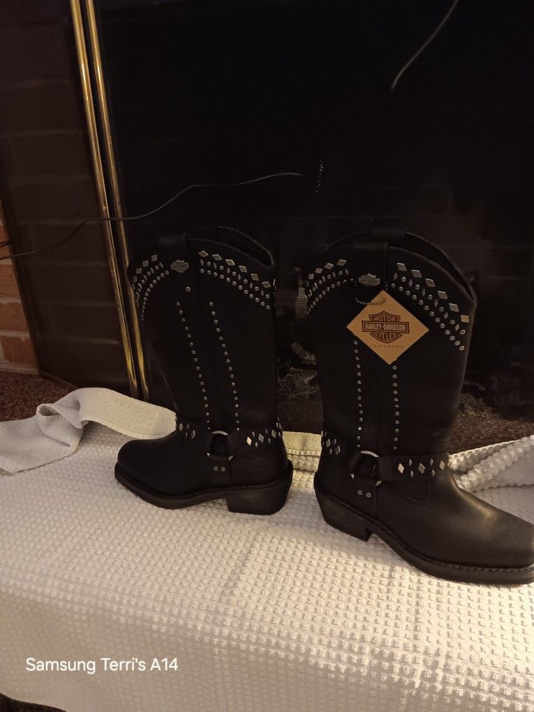 Harley DAVIDSON BOOTS WOMEN'S SZ. 6M