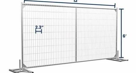 6' x 12' Temporary Fence Panel