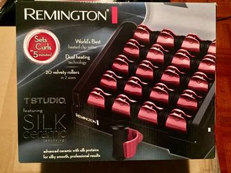 NIB Remington TStudio Silk Ceramic Curl Set