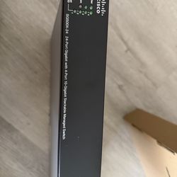 Cisco SG500X-24-K9 V04 24 Port 10/100/1000 Switch W/4 10GbE SFP+