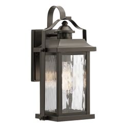 Linford1-Light 13.75-in Olde Bronze Outdoor Wall Light