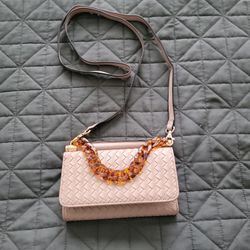 Violet Ray Crossbody Purse/Wallet  (New) Blush Color