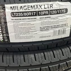 Dually tires LT235/80R17 A/T 10-ply