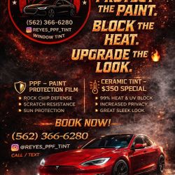 Tint And Paint Protection Film 