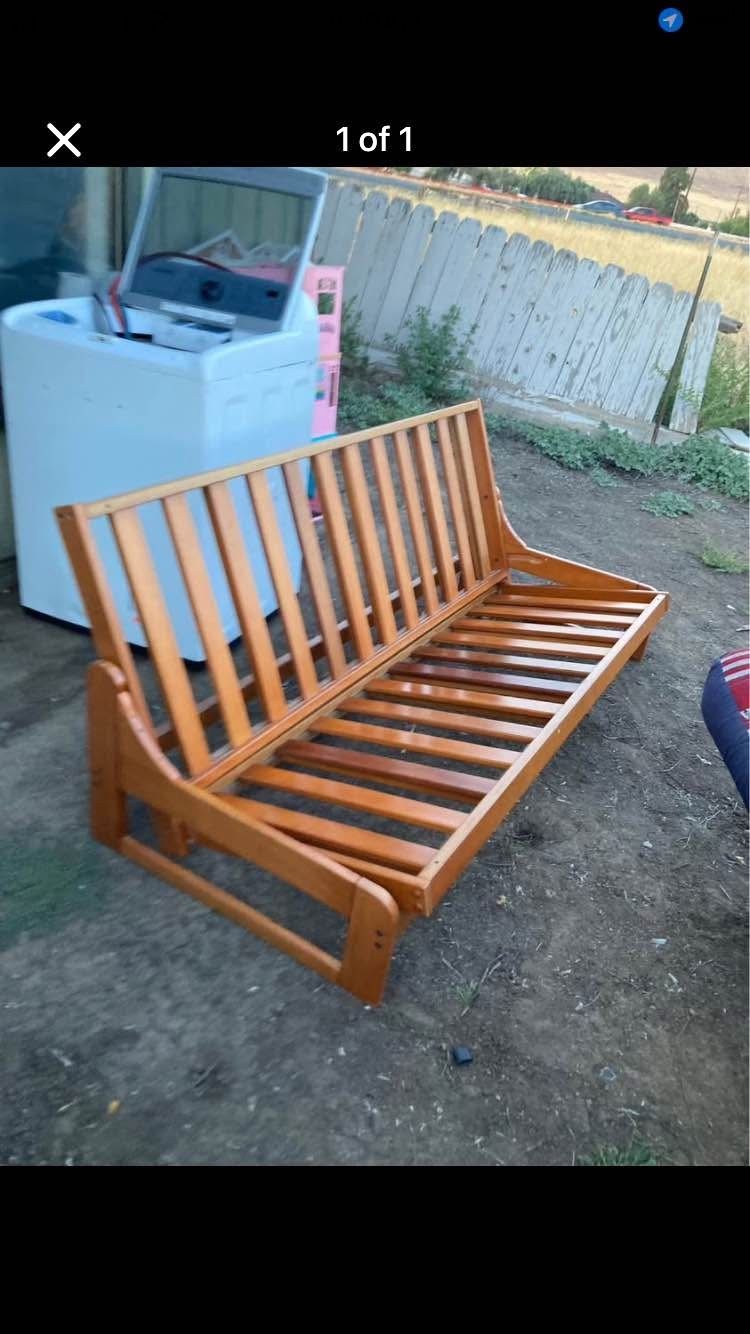Beautiful Wooden Futon Frame Couch Bed