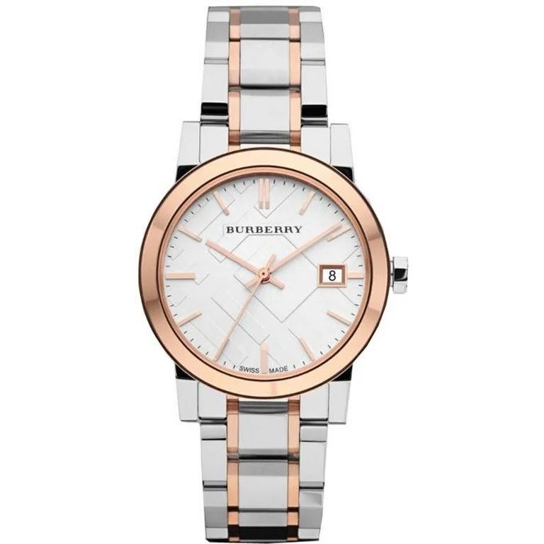 Burberry BU9105 Two Tone Rose Gold Women's Watch