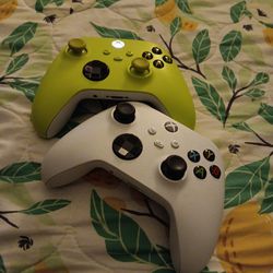 Two Xbox Series X Controllers 