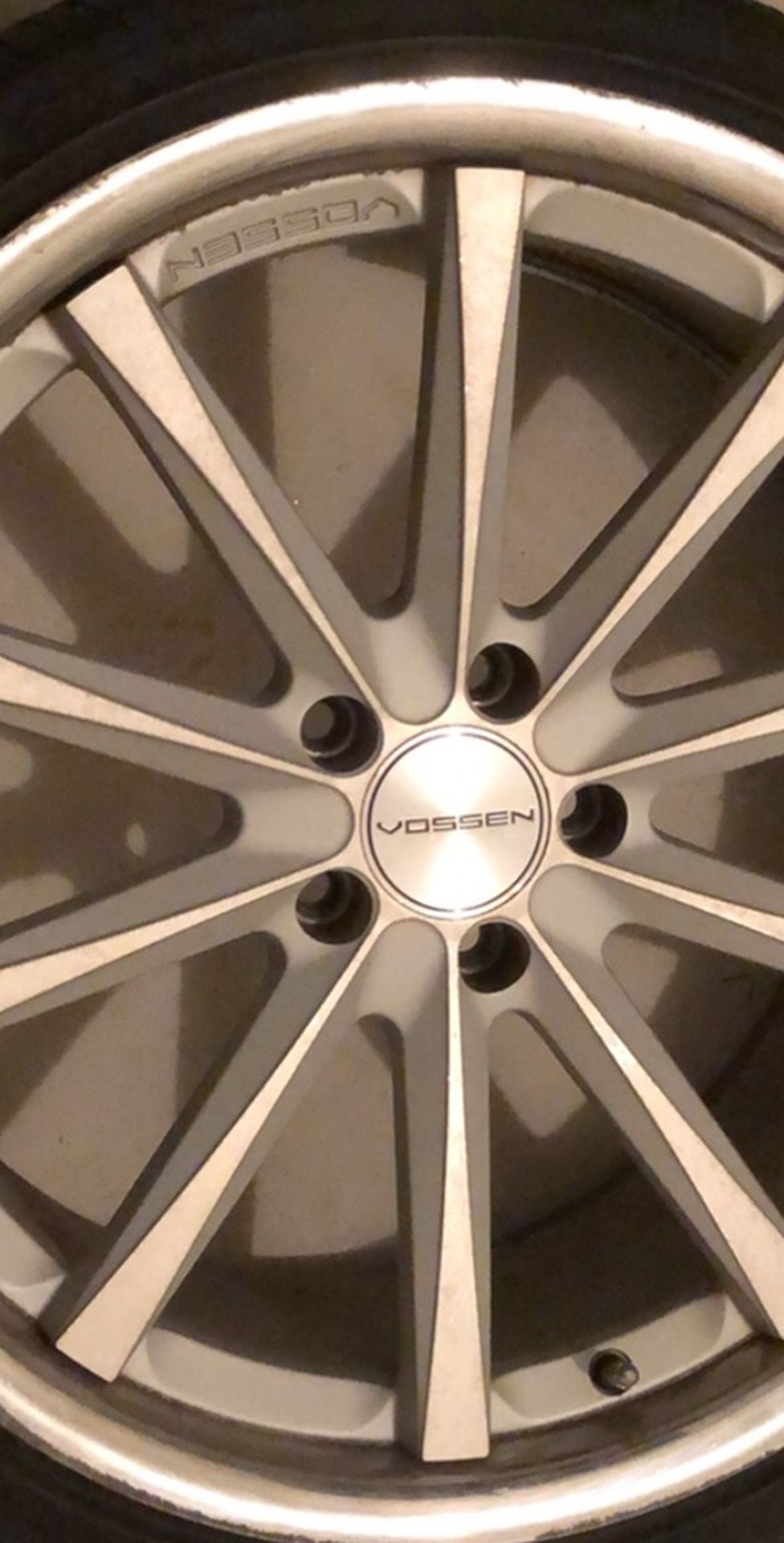 A Set Of 4 20” Inch Staggered Vossen Rims/wheels
