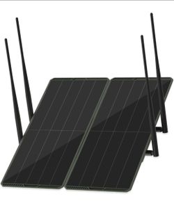 ☆ 30W Solar Panel Outdoor Dual Band 5.8G/2.4G WiFi Repeater Extender Booster,300m Coverage 1200Mbps,30000mAh Battery,IP65,Supports 100 Devices,for Yar