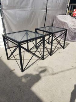 Side End Tables In Excellent Condition