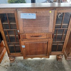 Old Fashioned Wooden Secretary Desk