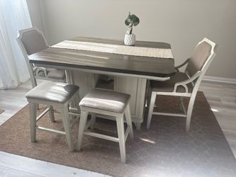 All wood dining Table.