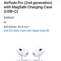 AirPods Pro (2nd generation) with MagSafe Charging Case (USB-C)