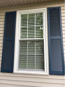 Louver window shutters 2 sets