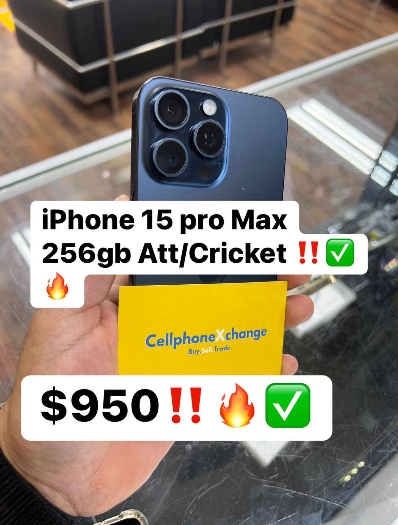 iPhone 15 Pro Max 256gb Att/Cricket 