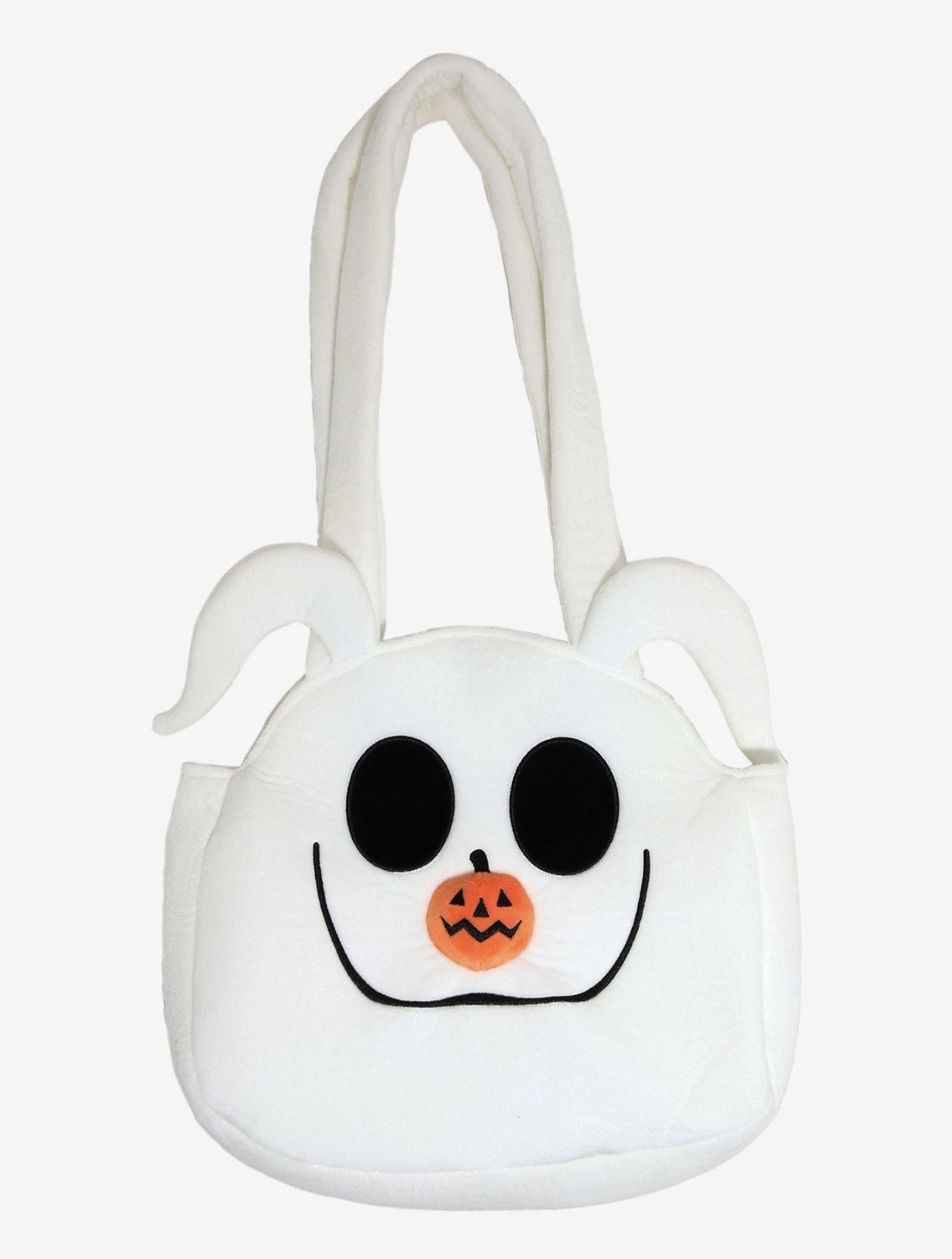 The Nightmare Before Christmas Zero Face Plush Tote Bag