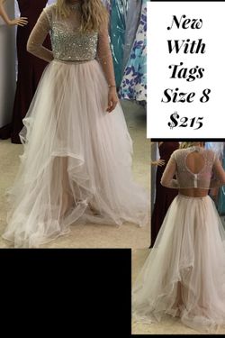 New With Tags Size 8 Two Piece Formal $215