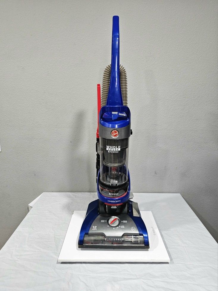 hoover windtunnel 2 whole house rewind upright vacuum corded blue