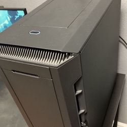 Gaming PC AMD RADEON 5600xt graphics card inside