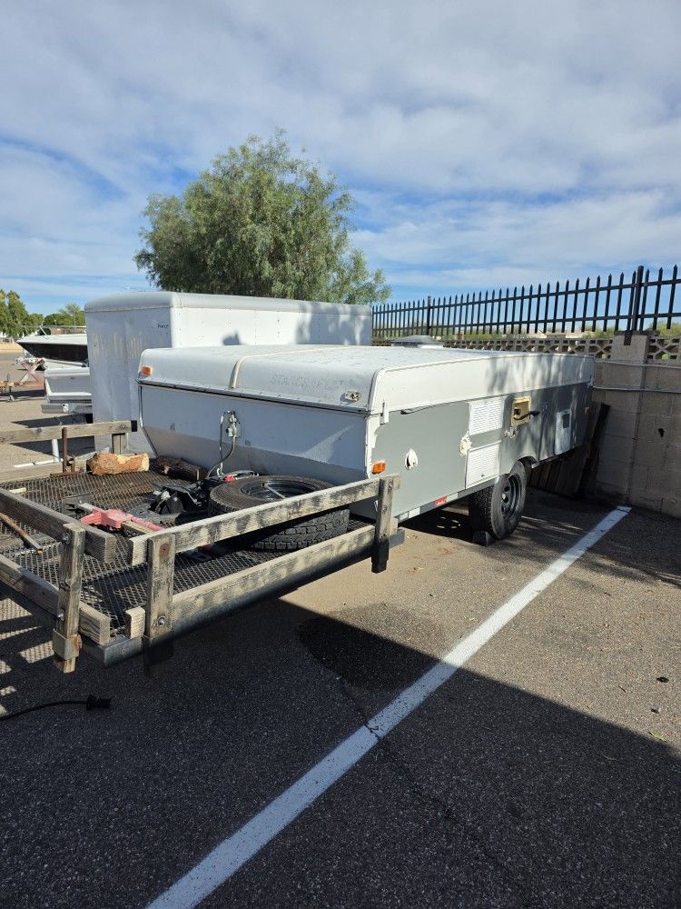 Pop Up RV W/ Toy Hauler