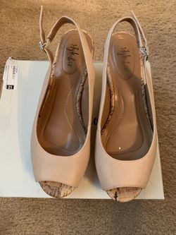 Style & Co. shoes, size 5.5, color nude