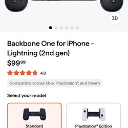 Back Bone Controller For iPhone 