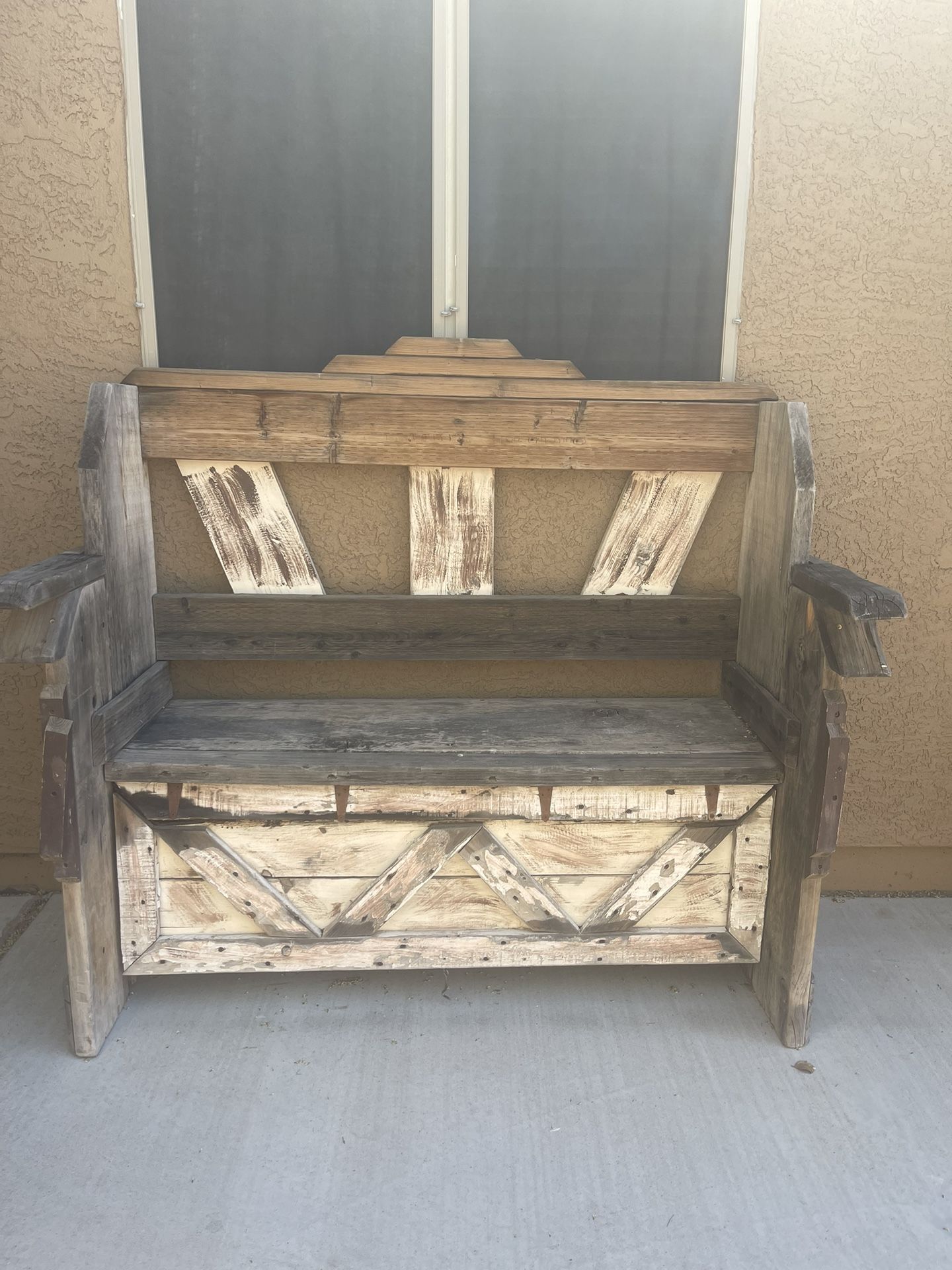 Rustic Wood Bench