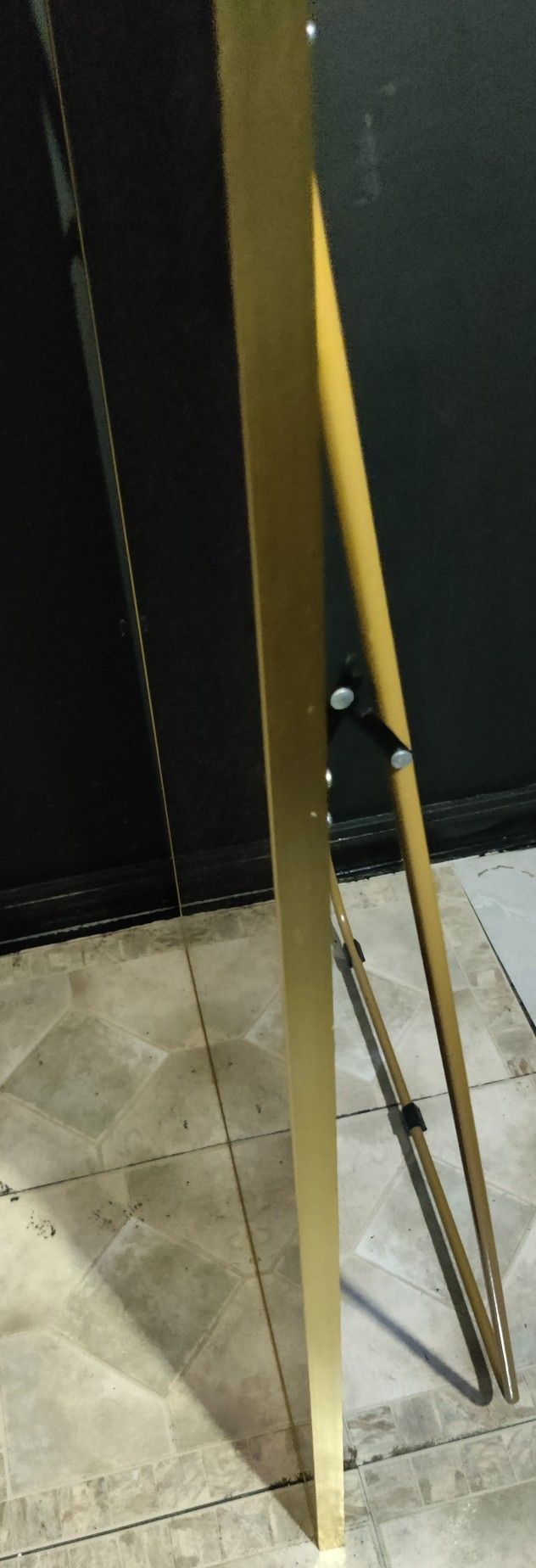 Full Length Mirror Gold Trim