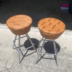 Vintage Spinning Bar Stools