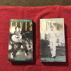 Elvis Great Performances 1-2 Volume   VHS