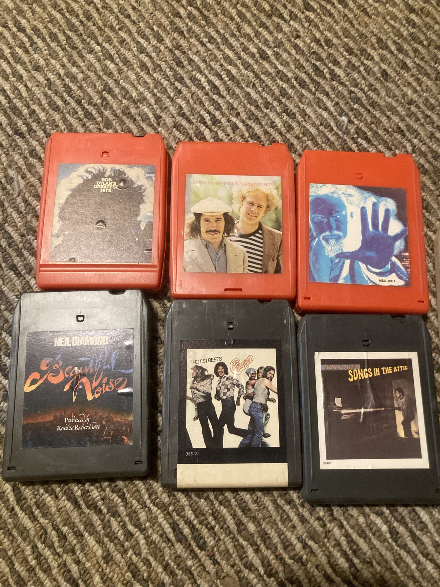 8 Track Various Lot Bob Dylan Billy Joel Neil Diamond Chicago Simon Garfunkel