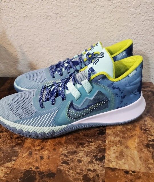 New Nike Kyrie Flytrap 5 Ocean Royal Blue Mint CZ4100-300 Men Sz 11 Basketball Shoes