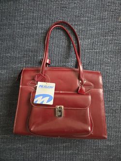 Leather Briefcase And Laptop Bag