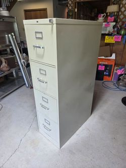 4 drawer metal filing cabinet