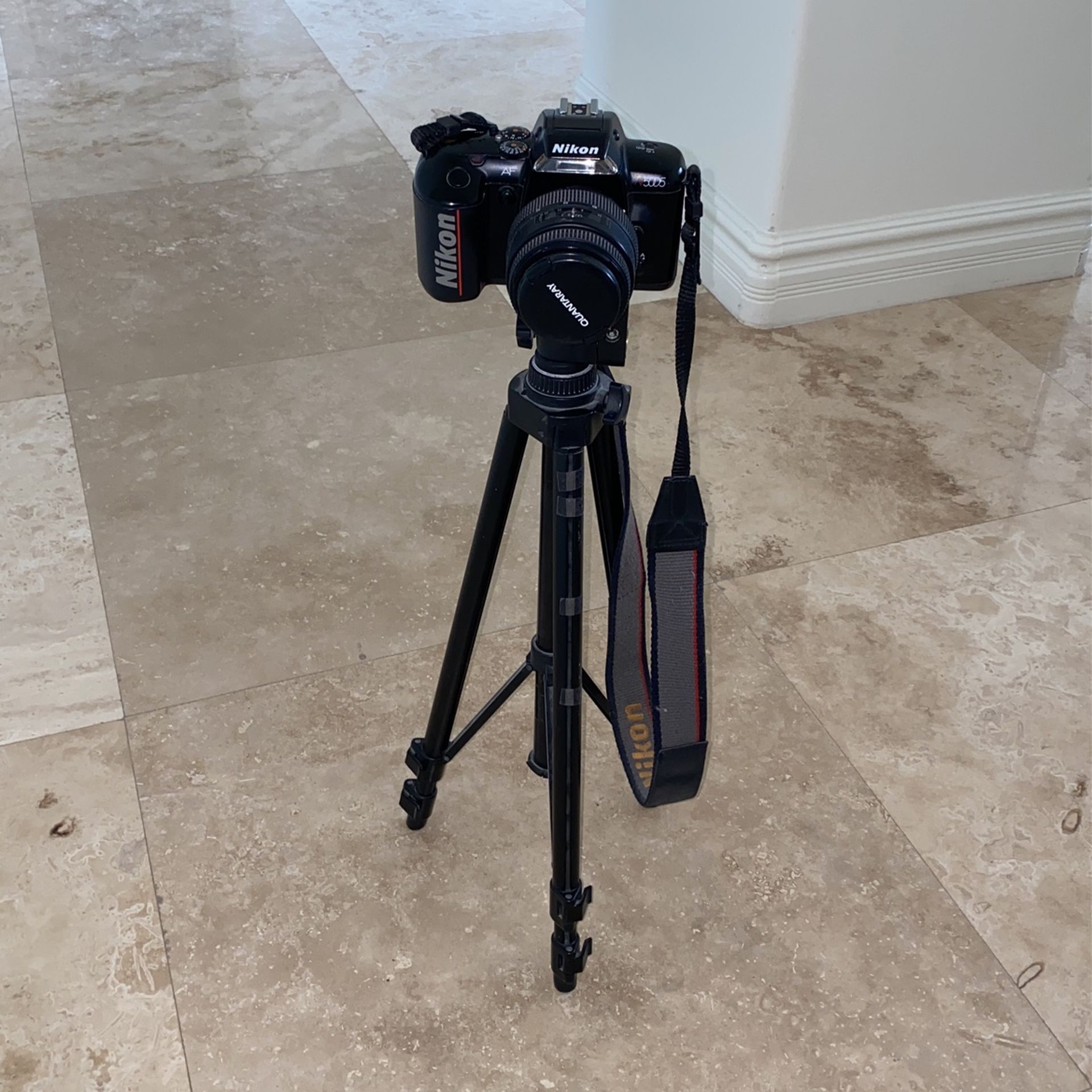 Nikon A5005 35mm Camera With Tri Pod